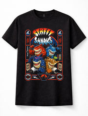Street Sharks Ripster Jab Streex Big Slammu 90s Cartoon Black Unisex T-Shirt