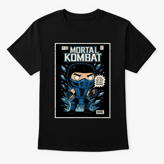 Mortal Kombat Sub-Zero “Cold Blooded” Unisex T-Shirt – Lin Kuei Assassin Graphic Tee