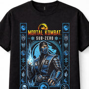 Mortal Kombat Sub-Zero Cryomancer Fighting Game Gamer Unisex T-Shirt