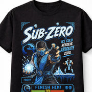 Mortal Kombat Sub-Zero Retro Arcade Ninja Gamer Unisex T-Shirt