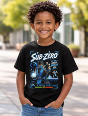 Mortal Kombat Sub-Zero Retro Arcade Ninja Gamer Unisex T-Shirt
