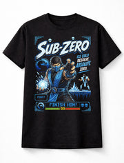 Mortal Kombat Sub-Zero Retro Arcade Ninja Gamer Unisex T-Shirt