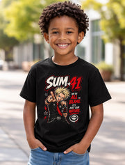 Sum 41 We’re All To Blame Graphic T-Shirt Pop Punk Rock Band Fan Tee 2000s Music Lyrics Shirt Adult & Kids Unisex T-Shirt