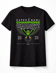 Seattle Seahawks NFL Super Bowl Champions Fan Gift 2026 Unisex T-Shirt