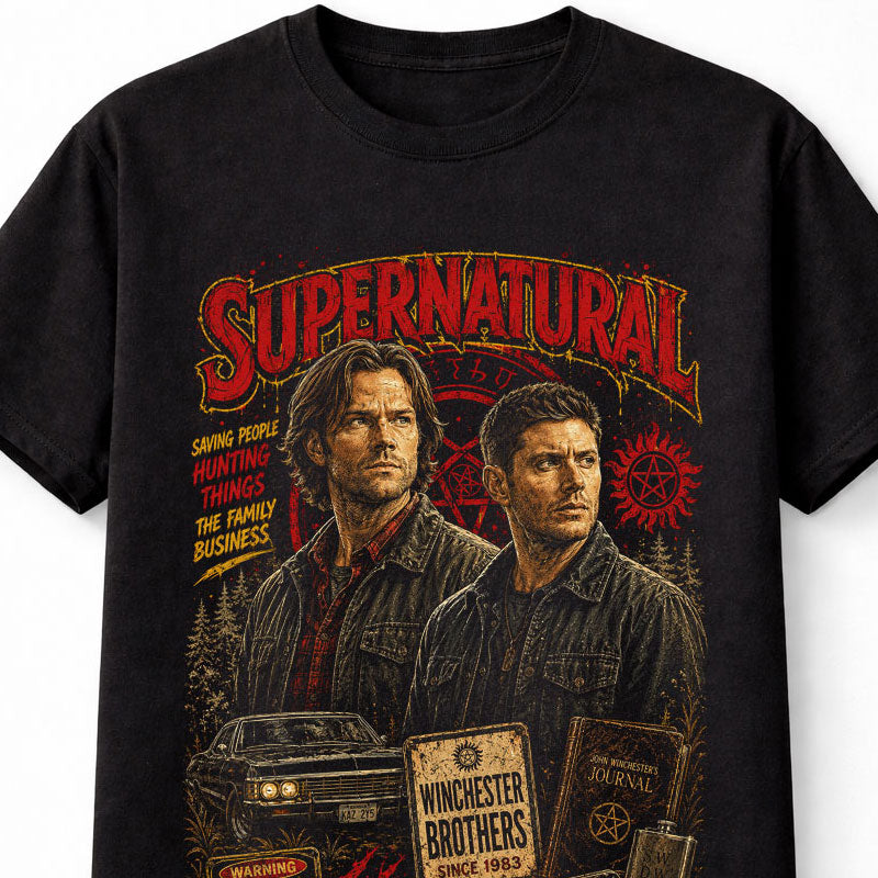 Supernatural Sam Dean Winchester TV Series Horror Unisex T-Shirt
