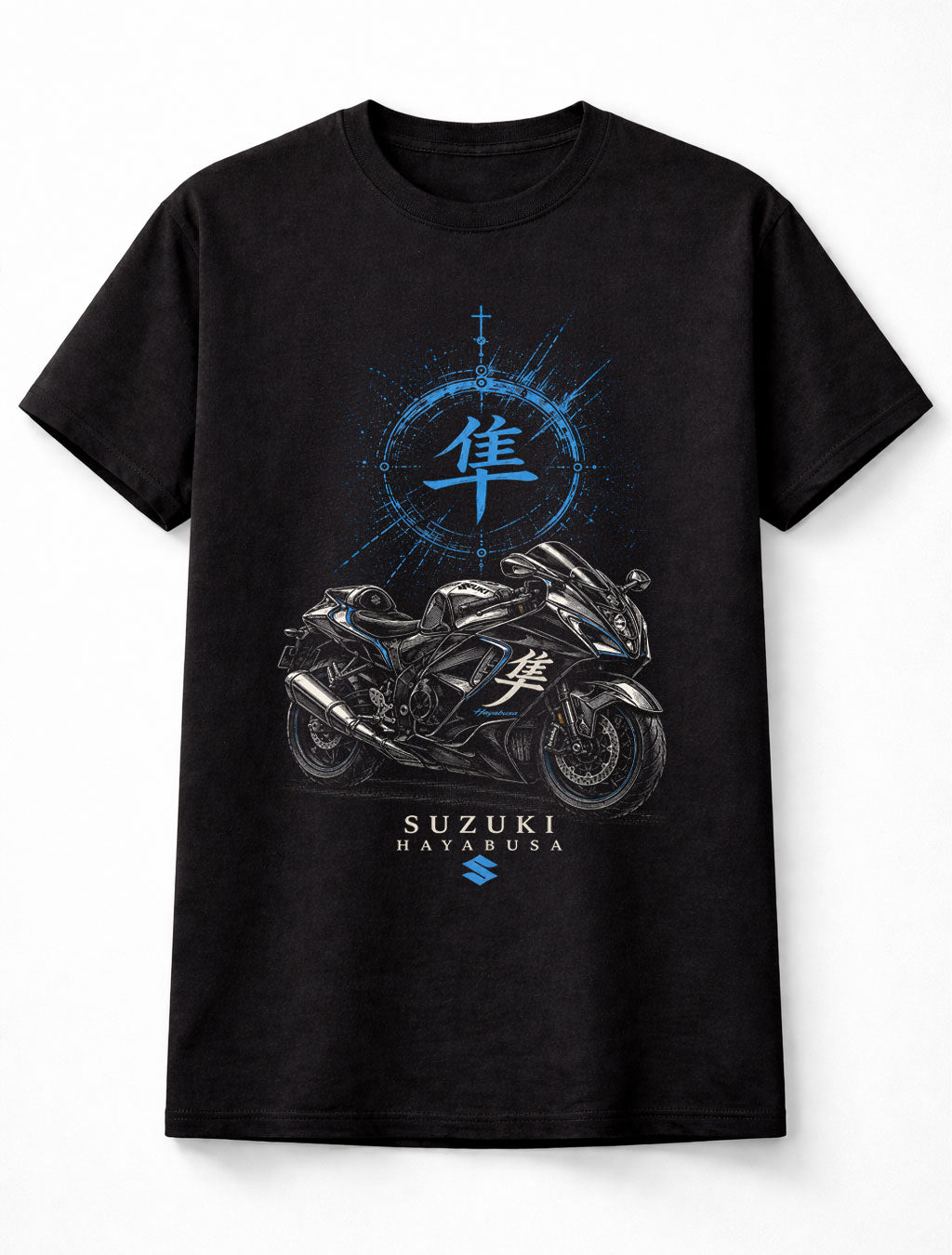 Suzuki Hayabusa Sportbike Motorcycle Rider Graphic Unisex T-Shirt