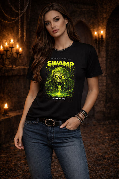 Swamp Stink Mode Unisex Toxic Gothic Creature Horror Graphic T-Shirt