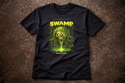 Swamp Stink Mode Unisex Toxic Gothic Creature Horror Graphic T-Shirt