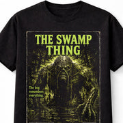 Swamp Thing VHS Horror Monster Creature Black Unisex T-Shirt