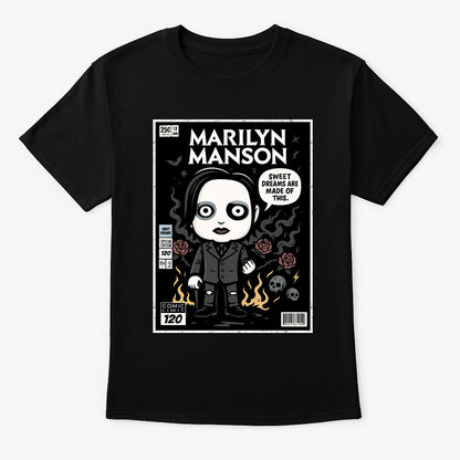 Marilyn Manson Sweet Dreams Industrial Rock Funko Pop Style Unisex T-Shirt