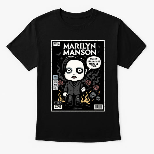 Marilyn Manson Sweet Dreams Industrial Rock Funko Pop Style Unisex T-Shirt