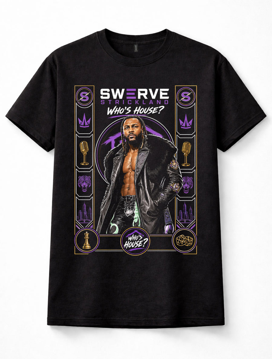 Swerve Strickland AEW Whose House Wrestling Champion Mogul Unisex T-Shirt