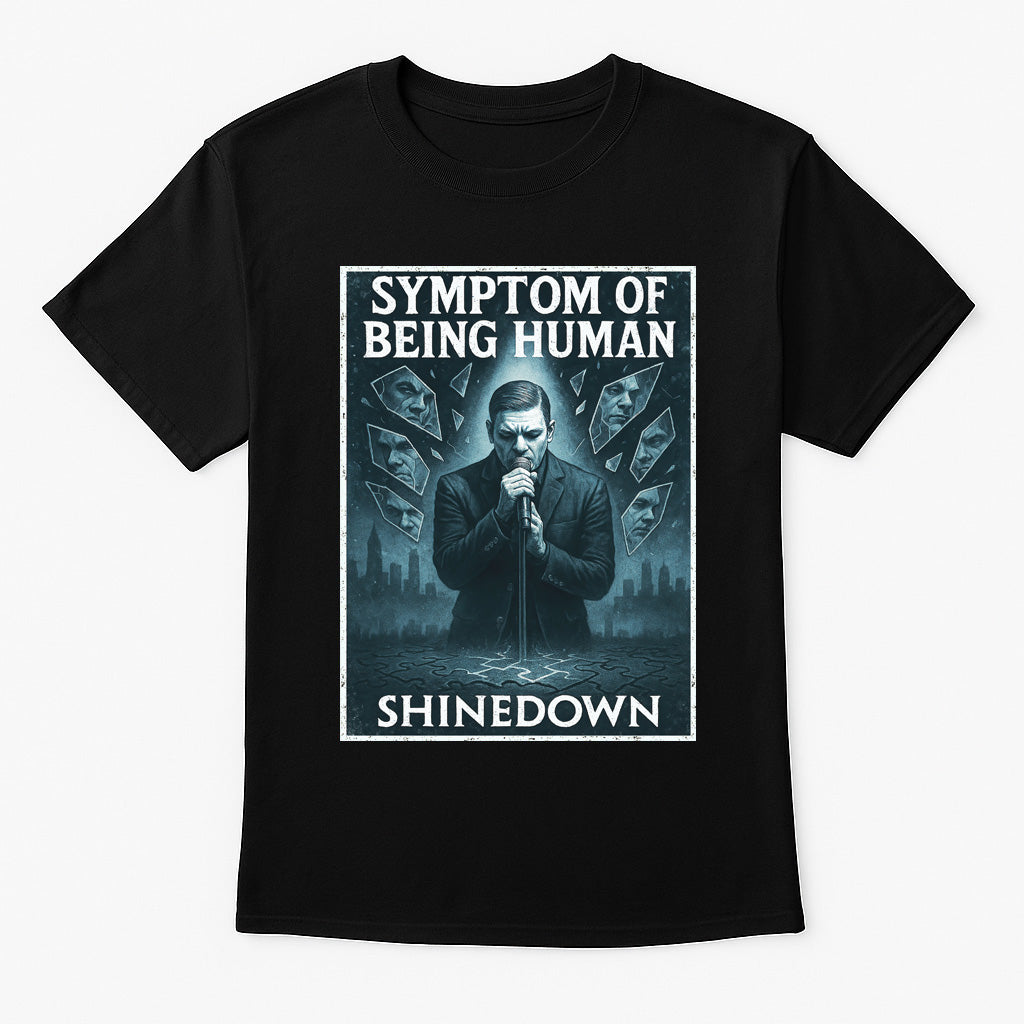 Shinedown – Symptom of Being Human Unisex T-Shirt Modern Rock Band Merch Tee