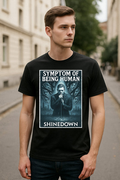 Shinedown – Symptom of Being Human Unisex T-Shirt Modern Rock Band Merch Tee