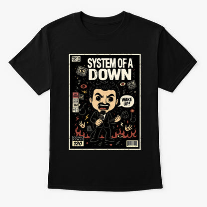 System of a Down Chop Suey Nu Metal Funko Pop Style Unisex T-Shirt