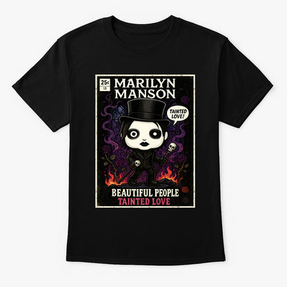 Marilyn Manson Tainted Love Goth Rock Funko Pop Style Unisex T-Shirt