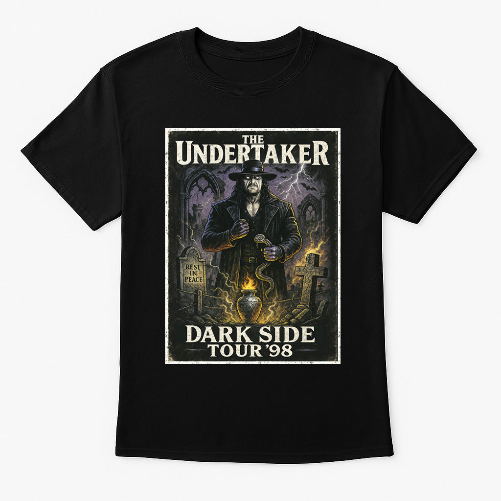 The Undertaker Dark Side Tour ’98 Attitude Era Unisex Adults & Kids T-Shirt