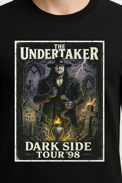 The Undertaker Tour Unisex T-Shirt – Deadman Walkin” Retro Wrestling Attitude Era