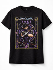 Soul Calibur Taki Ninja Samurai Sword Fighting Game Black Unisex T-Shirt