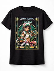 Soul Calibur Talim Wind Priestess Fighting Game Retro Black Unisex T-Shirt