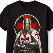 Knights Templar Crusader Medieval Warrior Cross Unisex T-Shirt