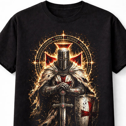 Knights Templar Crusader Medieval Warrior Unisex T-Shirt