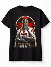 Knights Templar Crusader Medieval Warrior Cross Unisex T-Shirt