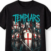 Templar Knights Crusader Medieval Warrior Gothic Unisex T-Shirt