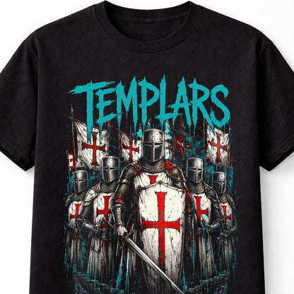 Templar Knights Crusader Medieval Warrior Gothic Unisex T-Shirt