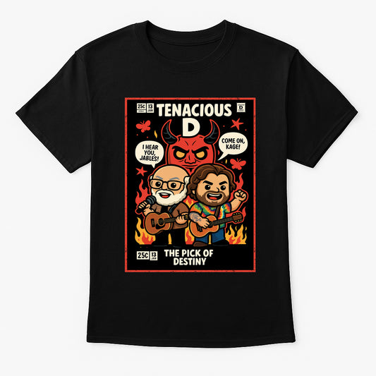 Tenacious D Tribute Comedy Rock Funko Pop Style Unisex T-Shirt