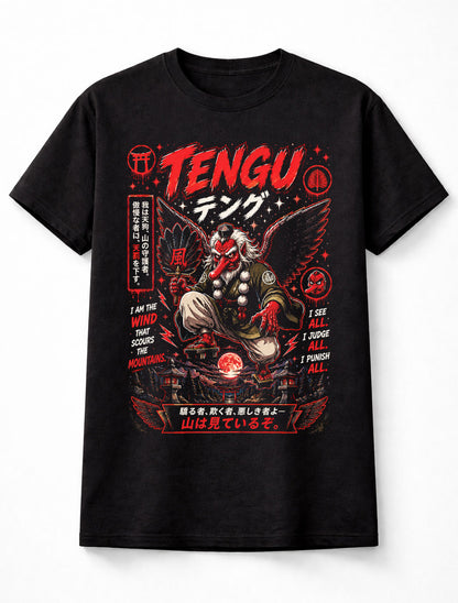 Tengu Japanese Yokai Mythology Horror Unisex T-Shirt