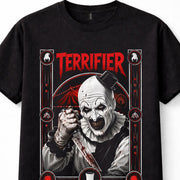 Terrifier Art the Clown Horror Movie Killer Slasher Halloween Unisex T-Shirt