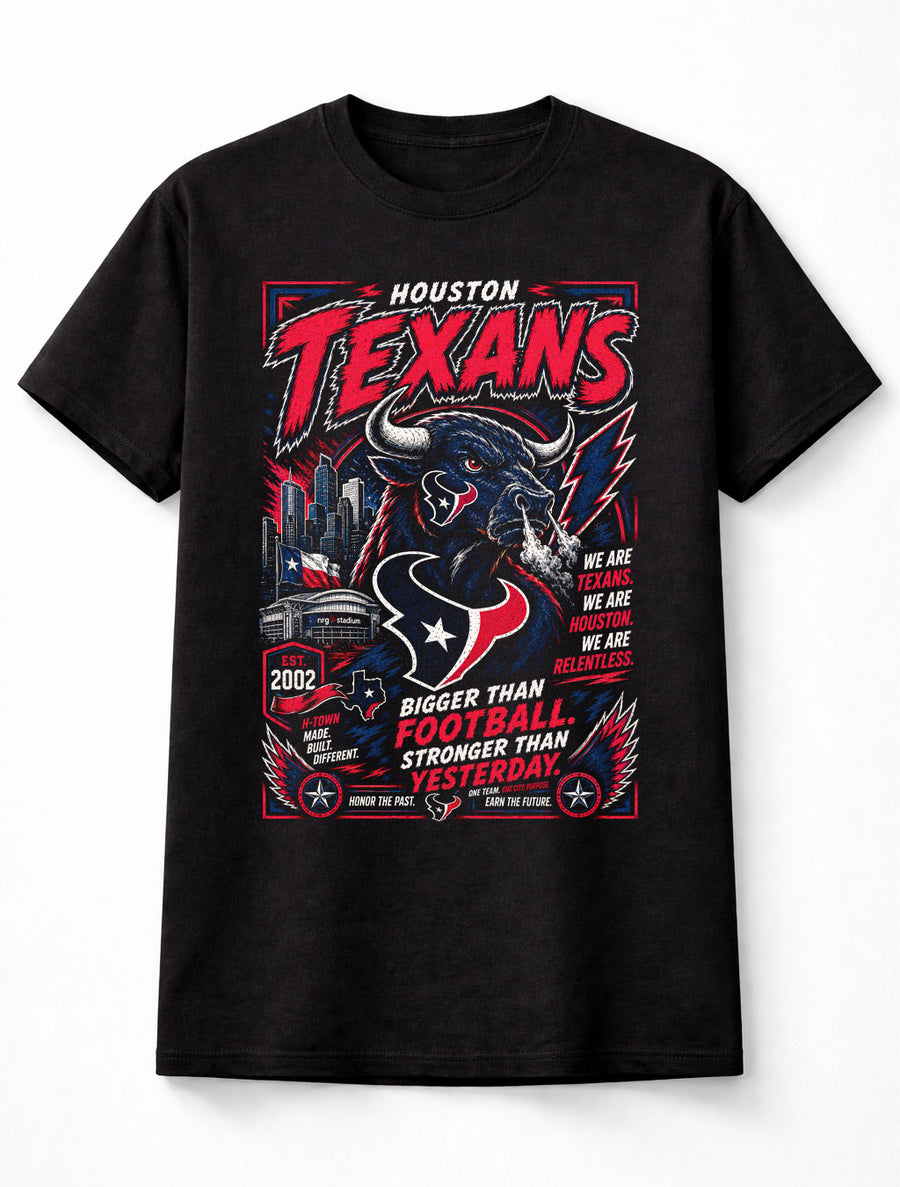 Houston Texans NFL Football Fan Gift H-Town Pride Unisex T-Shirt