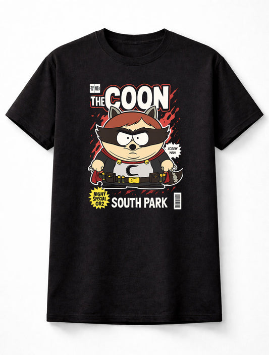 The Coon South Park Night Special Unisex Black Graphic Tee