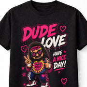Dude Love Mick Foley WWE Cartoon Retro Wrestling Graphic Unisex T-Shirt