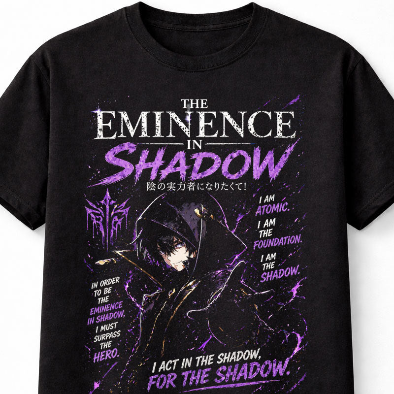 The Eminence in Shadow Cid Kagenou Anime Shadow Garden Adults & Kids Unisex T-Shirt