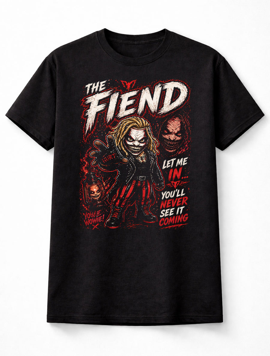 The Fiend Let Me In Horror Mask WWE Wrestling Graphic Unisex T-Shirt