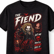 The Fiend Let Me In Horror Mask WWE Wrestling Graphic Unisex T-Shirt