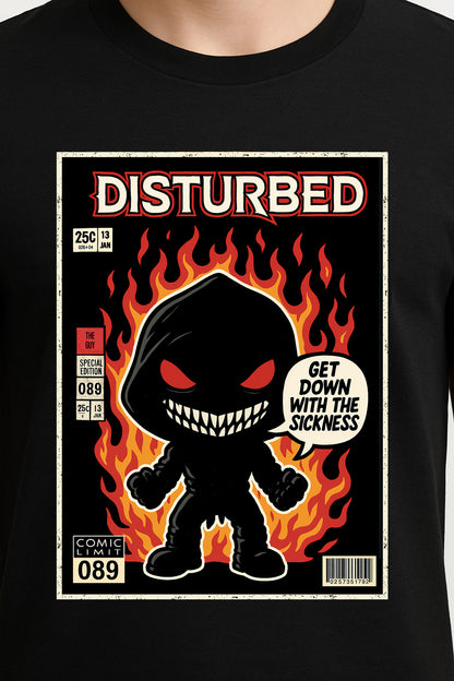 Disturbed “Get Down With the Sickness” Unisex T-Shirt – Heavy Metal Nu Metal Icon Graphic Tee