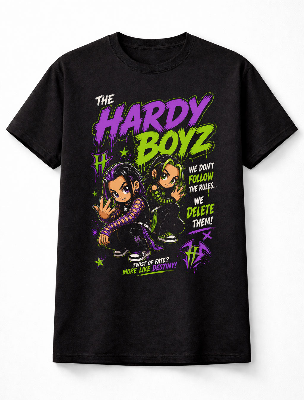 Hardy Boyz Delete Delete Wrestling Tag Team Graphic Unisex T-Shirt