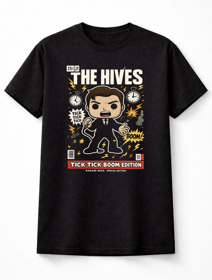 The Hives Tick Tick Boom Graphic T-Shirt Garage Rock Band Indie Music Fan Adults & Kids Unisex T-Shirt