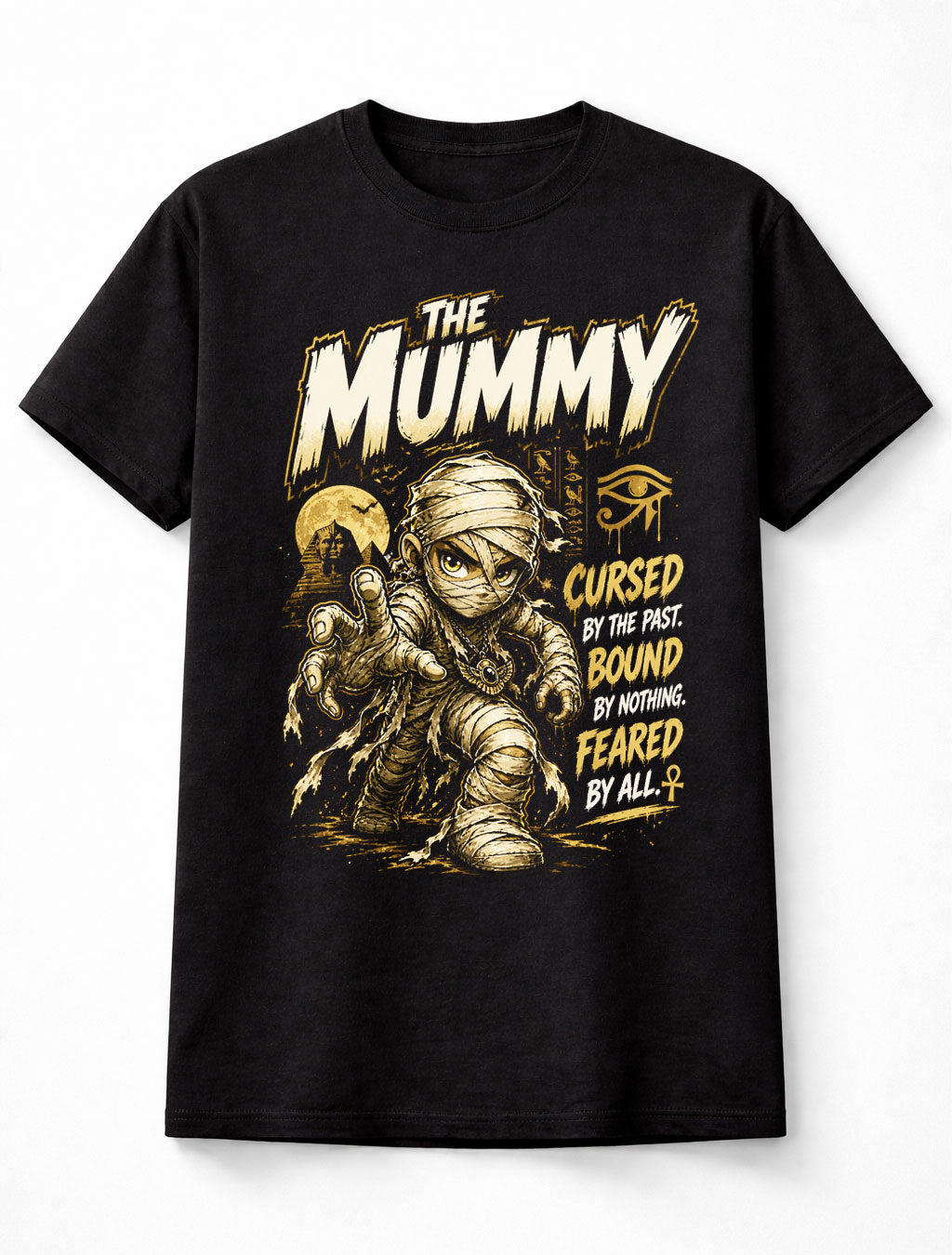 The Mummy Egyptian Curse Horror Tomb Vintage Gothic Monster Unisex T-Shirt