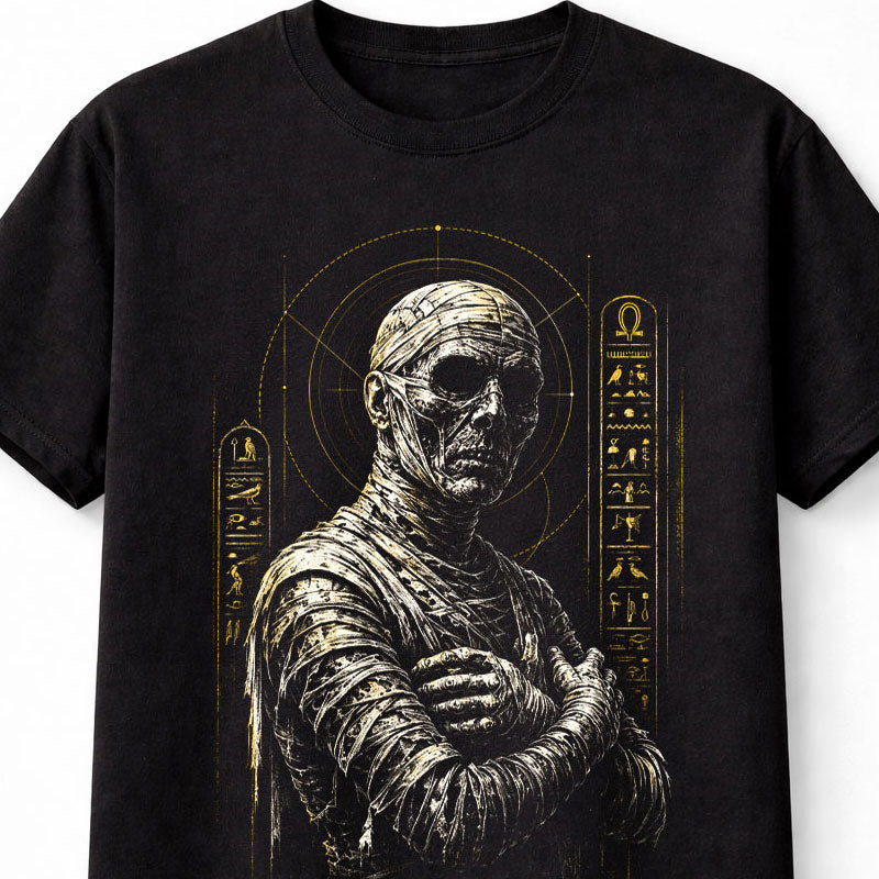 Ancient Egyptian Mummy Gothic Horror Monster Unisex T-Shirt