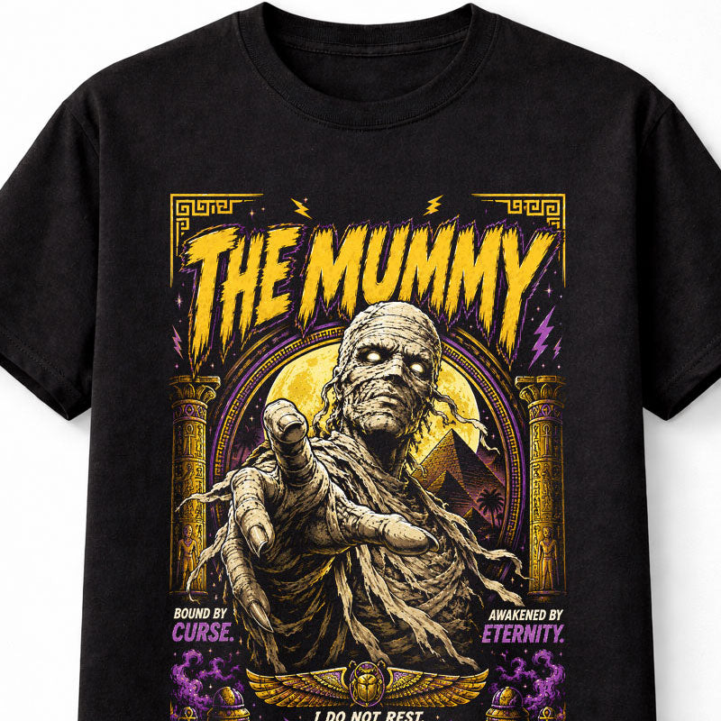The Mummy Classic Horror Monster Egyptian Gothic Unisex T-Shirt