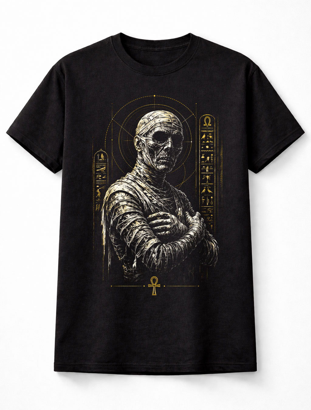Ancient Egyptian Mummy Gothic Horror Monster Unisex T-Shirt
