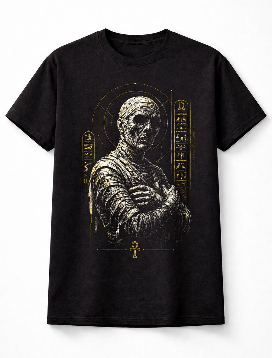 Ancient Egyptian Mummy Gothic Horror Monster Unisex T-Shirt