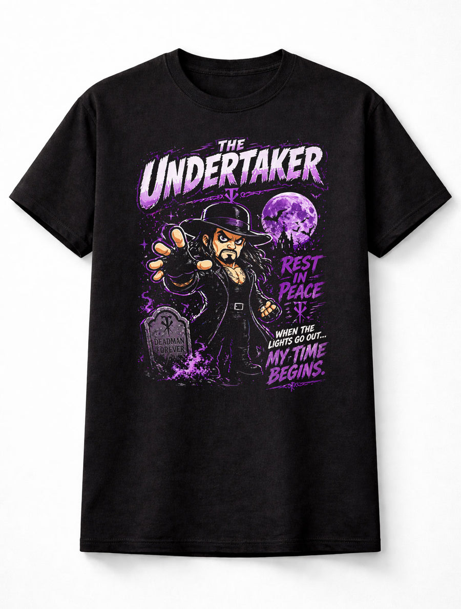 Undertaker Deadman Forever Rest In Peace WWE Wrestling Unisex T-Shirt