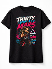 Thirty Seconds To Mars This Is War Graphic T-Shirt Jared Leto Rock Band Music Fan Tee Alternative Rock Adult & Kids Unisex T-Shirt