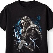 Thor Norse God of Thunder Mjolnir Viking Lightning Mythology Unisex T-Shirt