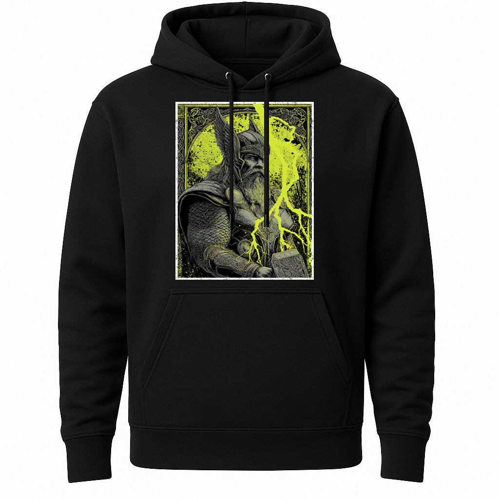 Thunder-Charged Norse God Viking Warrior Mythic Lightning Alternative Unisex T-Shirt